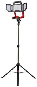 LAMPE DE TRAVAIL DEL PLIANTS 3600 LUM SUR TRÉPIED 18V