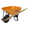 BROUETTE 6' CUBE EN ACIER COUL.VARIABLE USAGE INDUST.(GARANT