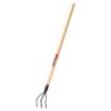 SARCLOIRE 3 DENTS ACIER MANCHE EN BOIS