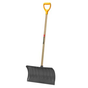 GRATTOIR 21" À NEIGE GRIS MANCHE BOIS -PRO- (GARANT)