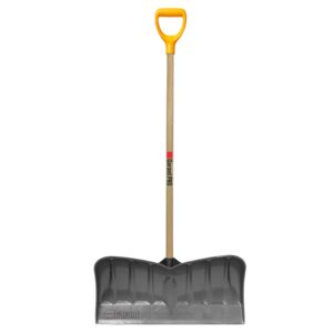 GRATTOIR 26" À NEIGE GRIS MANCHE FRÊNE (GARANT)