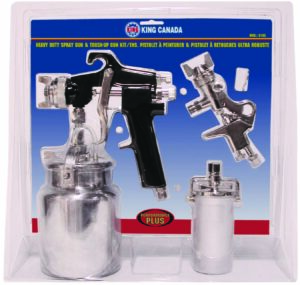 PISTOLET À PEINTURER ET RETOUCHE HD (KIT) KING
