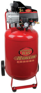 COMPRESSEUR À AIR 20 GAL.5 CV DÉBIT MAX (KING)