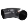 COUDE 4" PLASTIQUE NOIR (KING)