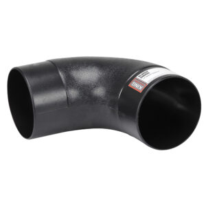 COUDE 4" PLASTIQUE NOIR (KING)