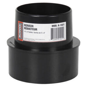 REDUCTEUR AVEC SORTIE DE 5" X 4" (KING)