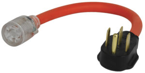CORDON ADAPTEUR 50 AMP POUR GÉNÉRATRICE (KING)