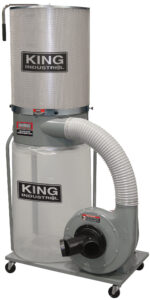 COLLECTEUR POUSSIÈRE 1200 PCM A/CARTOUCHE DE FILTRATION(KING