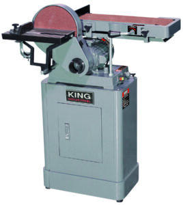 PONCEUSE À COURROIE 6" X 48"+DISQUE (KING)