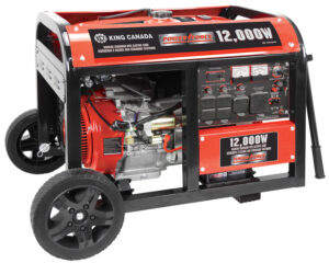 GÉNÉRATRICE À ESSENCE 12000W A/DÉM.ÉLECT.(KING)
