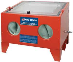CABINET SABLAGE À JET AVEC LUMIÈRE DEL (KING)