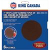 SABLÉ DISQUE DE PONÇAGE 7" (6 PCS) KING