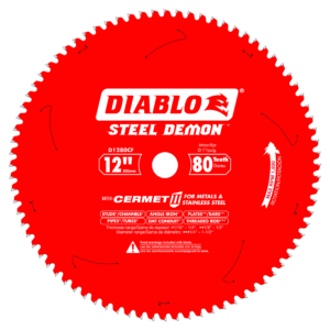 LAME CERMET POUR MÉTAUX 12" 80D
