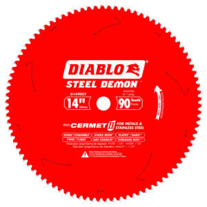 LAME CERMET POUR METAUX 14" 90D