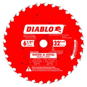 LAME POUR BOIS ET METAL 6-1/2 32D 5/8