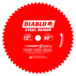 LAME CERMET POUR MÉTAUX FERREUX 12" 60D