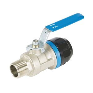 ROBINET QUART DE TOUR 1/2 (M)NPT 20MM PPS (TOPRING)