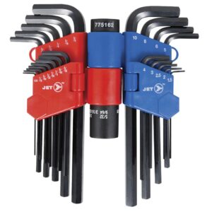CLÉS ALLEN à tige longue S.A.E./métrique (22 pcs)