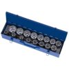 BOX 3/4" DR PROFOND 6 PANS SAE (17 pcs)