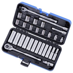 BOX PRISE 3/8" 6 PANS métriques (30 PCS)