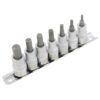 BOX 3/8" DR X 2" long à embouts hex.métrique (7 PCS)