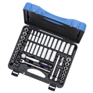 BOX PRISE 3/8"  6 PANS SAE métrique (45 PCS)