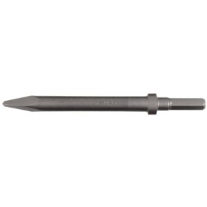 CISEAU POINTU QUATRE FACE 9" QUEUE HEX (JET)