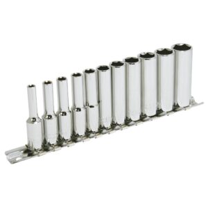 BOX 1/4" DR MÉTRIQUE PROFOND 6 PANS (11 PCS)