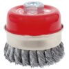 Brosse boisseau ceinturée 3-1/2" x 5/8-11NC