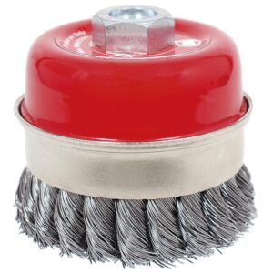 Brosse boisseau ceinturée 3-1/2" x 5/8-11NC