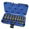 BOX À CHOC 3/8" DR PROFOND 6 PANS SAE (12 pcs)