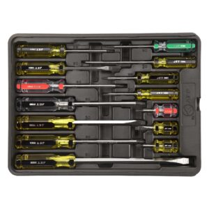 Jeu de 14 tournevis d’entretien à manche élargi (14 PCS)