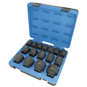 BOX À CHOC 3/4" DR 6 PANS SAE (16 PCS)