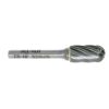 FRAISE FORME CYLINDRIQUE AVEC ARETE ARRONDIE DE 1/4 ALU.
