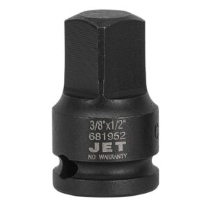 Adaptateur 3/8" femelle x 1/2" male NOIR