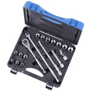 BOX PRISE 1/2"  6 PANS MÉTRIQUE (19 PCS)