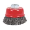 BROSSE MÉTALLIQUE  3" BOISSEAU À FIL ONDULÉ