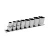 BOX 3/8" DR 6 PANS SAE (8 PCS)