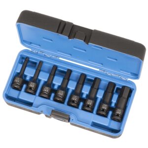BOX À CHOC 1/2" DR HEX. SAE (8 pcs )