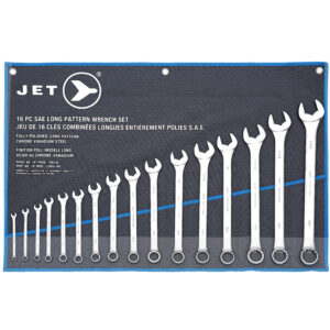 JEU DE CLES MIXTES LONGUES SAE 16PCS (JET)