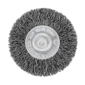 Brosse métallique 2" radiale ondulés
