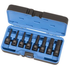 BOX À CHOC 1/2" DR HEX. métrique (8 PCS)