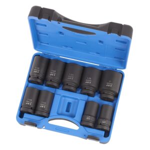 BOX À CHOC 1" DR PROFOND 6 PANS SAE (9 PCS)
