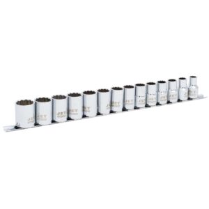 BOX 1/2" DR 12 PANS MÉTRIQUE (14 pcs)