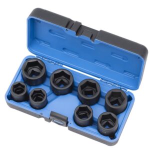 BOX À CHOC 3/4" DR RÉGULIER 6 PANS SAE (8 PCS)