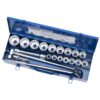 BOX 3/4" DR 12 PANS SAE (21 PCS)