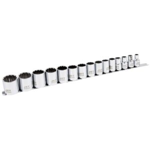 BOX 1/2" DR 12 PANS SAE (15 pcs)