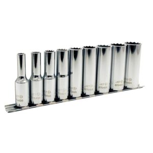 BOX 3/8" DR PROFOND 12 PANS S.A.E. (9 PCS)