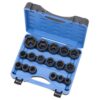 BOX À CHOC 3/4" DR REGULIER 6 PANS métrique (17 PCS)