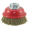 BROSSE BOISSEAU 3" À FILS MÉTALLIQUES CRÊPELÉS